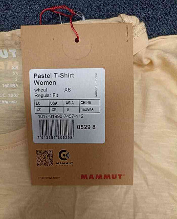 Новая женская футболка Mammut Pastel Братислава - изображение 6