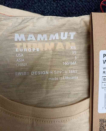 Новая женская футболка Mammut Pastel Братислава - изображение 4
