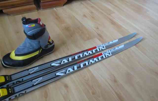 Продам комплект лыж SALOMON, 171 см, SNS, c.39-SKATE. Прьевидза - изображение 2