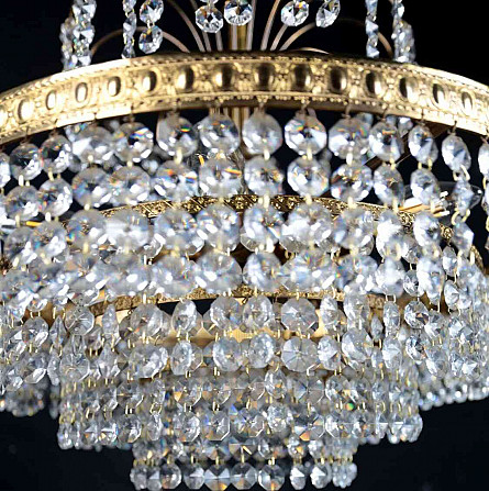 Design crystal chandelier with cascading pendants Prague - photo 5