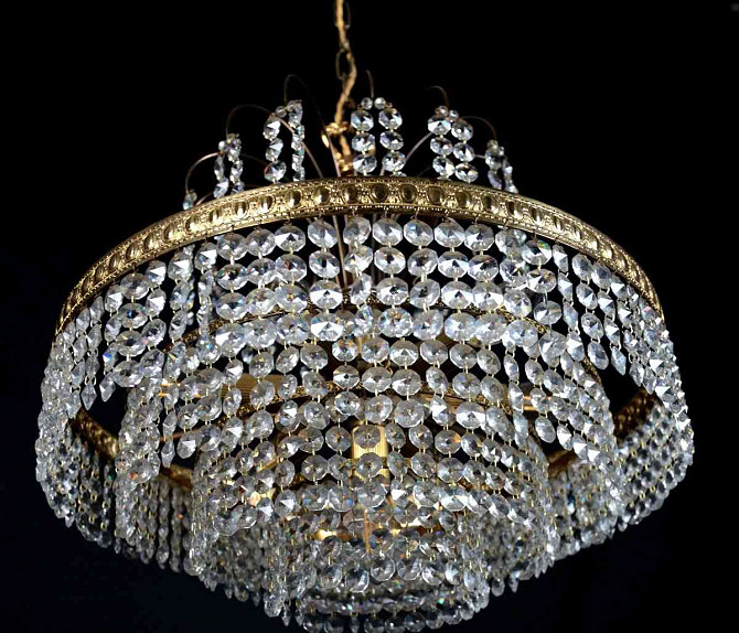 Design crystal chandelier with cascading pendants Prague - photo 2