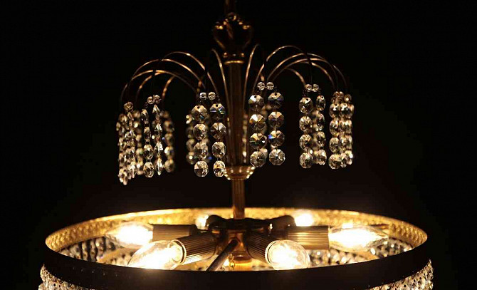 Design crystal chandelier with cascading pendants Prague - photo 6