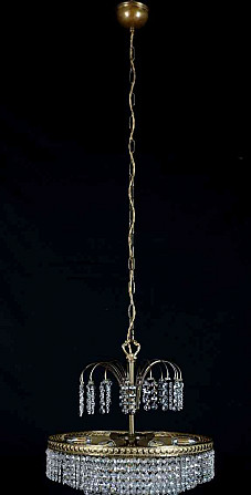 Design crystal chandelier with cascading pendants Prague - photo 3