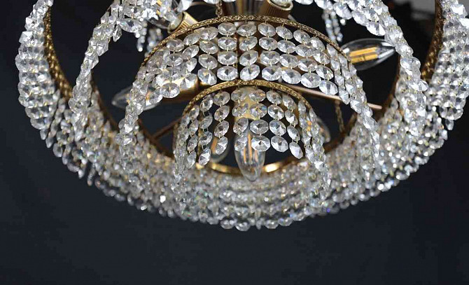 Design crystal chandelier with cascading pendants Prague - photo 8