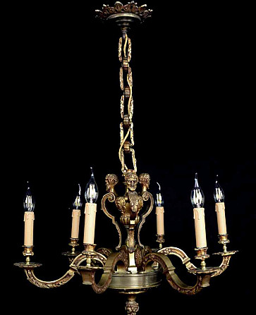 Massive Mazarin bronze chandelier Prague - photo 2