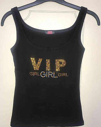 Женская футболка-майка VIP Girl - новинка Мартин - изображение 2