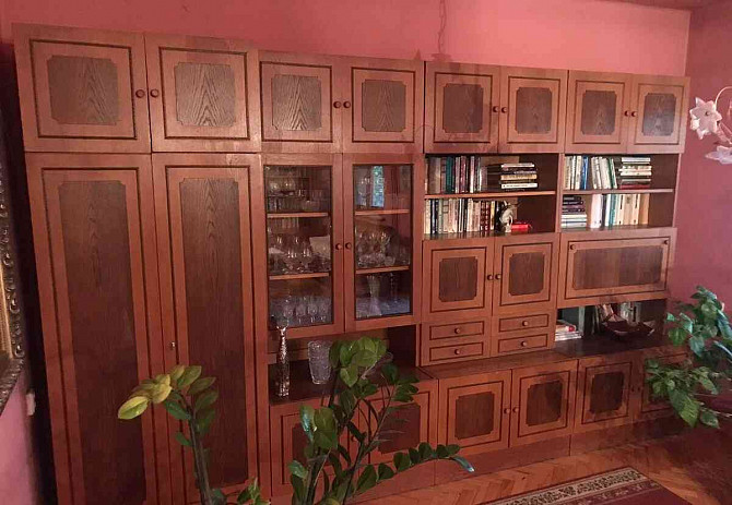Living room wall - cabinets made of cherry wood Nove Zamky - photo 4
