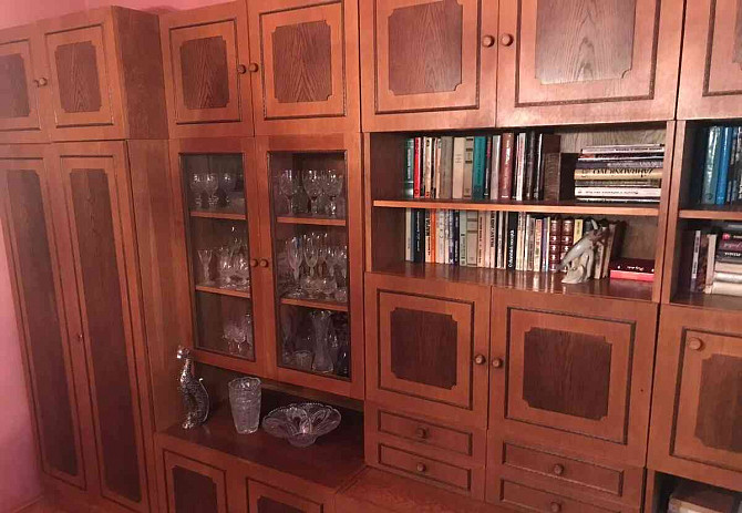 Living room wall - cabinets made of cherry wood Nove Zamky - photo 2