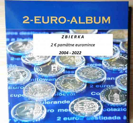 Zbierka 2€ pamätne 2004 - 2023 obeh a UNC na predaj Братислава