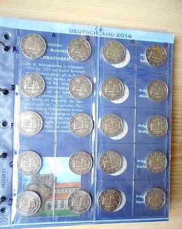 Zbierka 2€ pamätne 2004 - 2023 obeh a UNC na predaj Pozsony