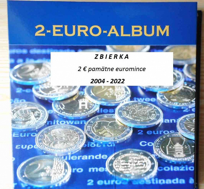 Sbírka 2€ pamětní 2004 - 2023 oběh a UNC na prodej Bratislava - foto 1