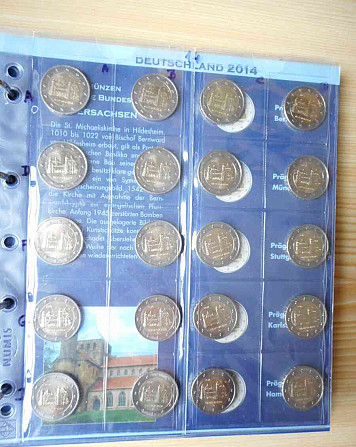 Sammlung von 2-Euro-Gedenkmünzen aus den Jahren 2004 - 2023 und UNC zu verkaufen Bratislava - Foto 6