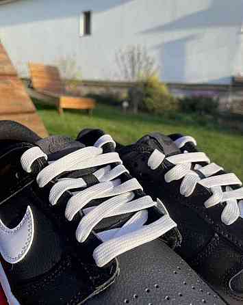 Nike Dunk Low Black White Глоговец