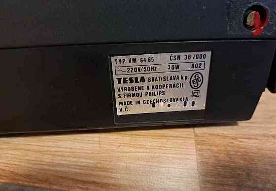 VHS Videomagnetofón TESLA VM64-65 + diaľkový ovládač Tyrnau