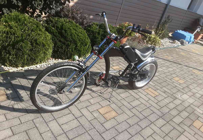 Elektromos chopper kerékpár 500 W-os motorral Topoľčany - fotó 3