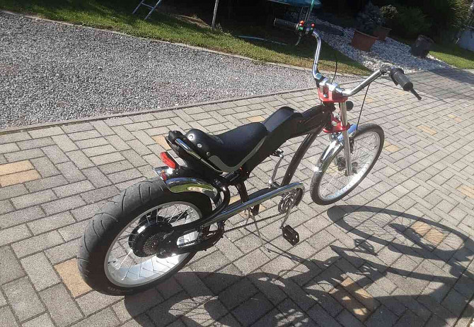 Электрический велосипед-чоппер с двигателем мощностью 500 Вт. Topoľčany - изображение 7