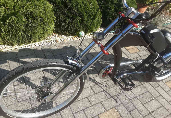 Электрический велосипед-чоппер с двигателем мощностью 500 Вт. Topoľčany - изображение 4