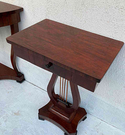 Biedermeier lyrový stolek - (lyrovka) Nové Zámky - foto 2