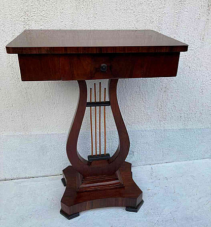 Biedermeier lyrový stolek - (lyrovka) Nové Zámky - foto 3