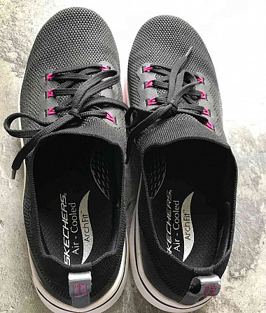Skechers Go Walk Arch Fit 41 42- Clancy женские черные розовые Братислава - изображение 11