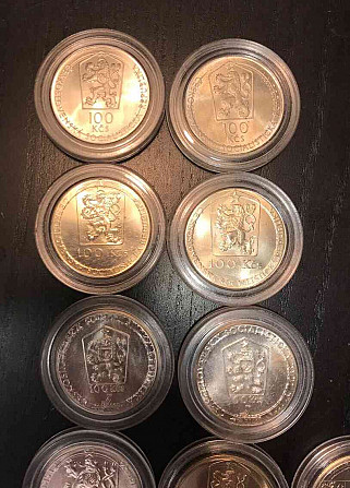 Серебряная монета 100 крон Братислава - изображение 5