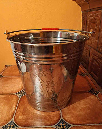 Nerezové kbelík, kbelík Svidník - foto 1