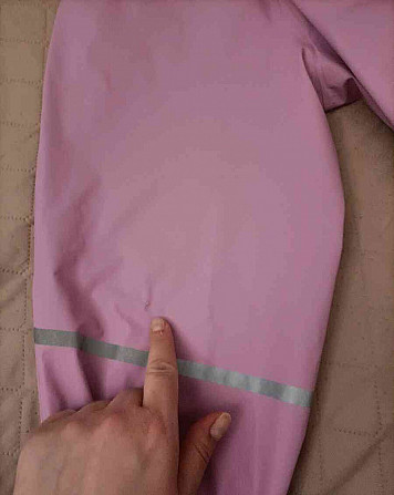 Girls' rain pants, no. 98, pink Kosice - photo 4