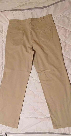 Мужские брюки бежевого цвета 54 Тренчин - изображение 3