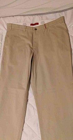 Мужские брюки бежевого цвета 54 Тренчин - изображение 2