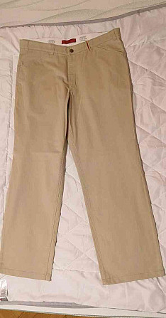 Мужские брюки бежевого цвета 54 Тренчин - изображение 1