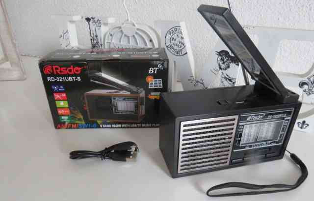 Prodám nové, malé radio RD-321UBT-lampas-SOLAR - Prievidza - foto 1