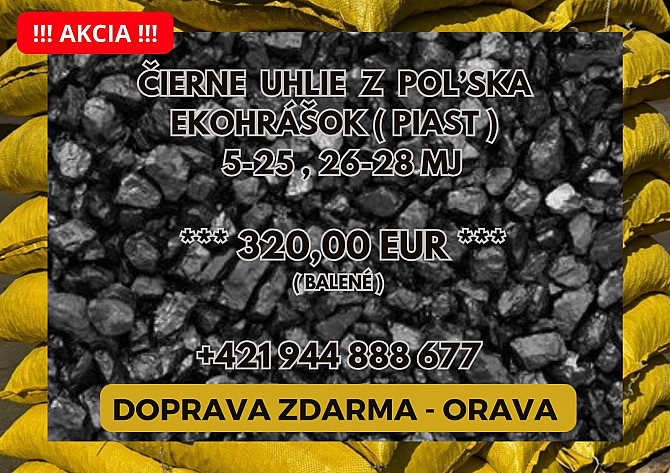 POĽSKÉ SLIEZSKE UHLIE - EKOHRÁŠOK ORAVA | DOPRAVA ZDARMA Dolný Kubín - foto 2